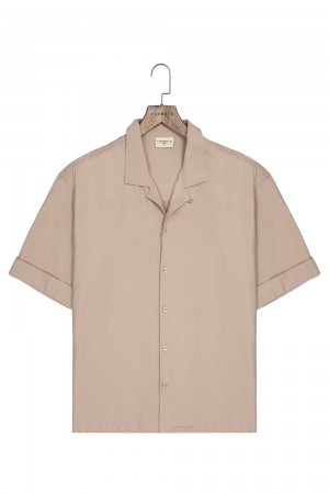 Beige Young LA 468 Clase Shirts NZ | 3458629-HG
