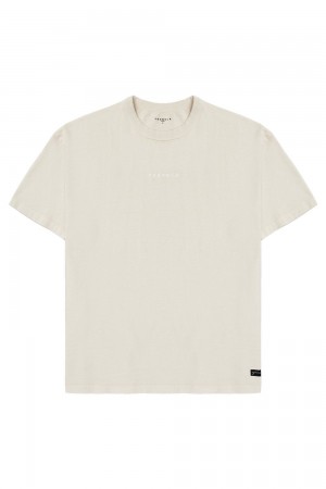 Beige Young LA 472 - Mellow Logo Tees NZ | 3615804-HB