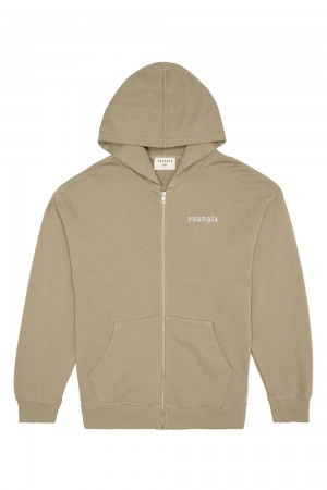 Beige Young LA 539 Earthy Collection - Hoodies NZ | 5679314-ZD