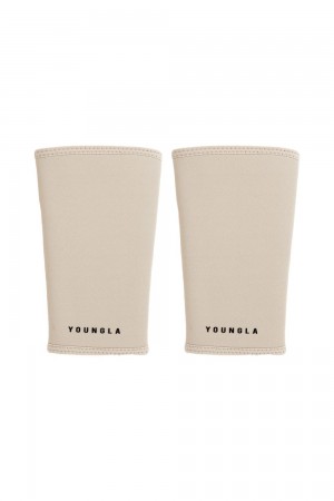 Beige Young LA 914 Knee Sleeves NZ | 3618502-UE