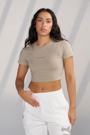 Beige Young LA W435 - Og Baby Tee NZ | 3678952-QD