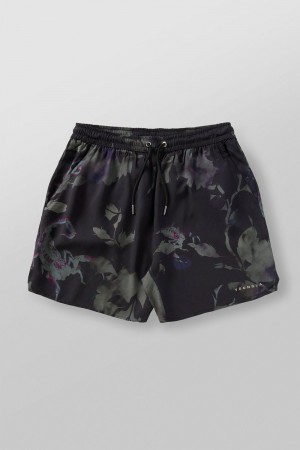 Black Young LA 1006 - Miami Sunset Shorts NZ | 1560327-YN