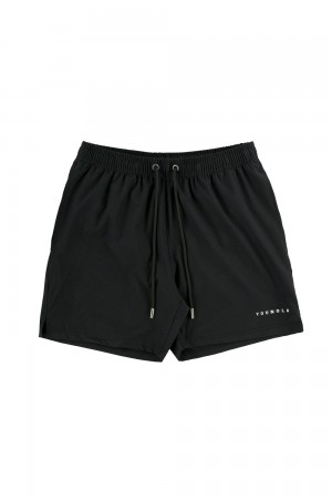 Black Young LA 140 Frooty Swim Shorts NZ | 6045139-PO