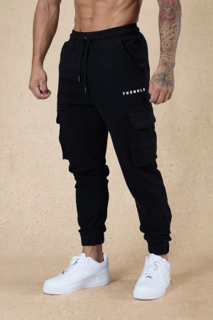 Black Young LA 240 Cloud Rambo Joggers NZ | 7853029-SB