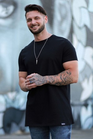 Black Young LA 411 Perfect Tee - Straight Bottom NZ | 4825617-HT