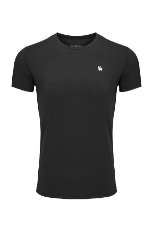 Black Young LA 423 Zephyr Compression Short Sleeve NZ | 5492687-LO