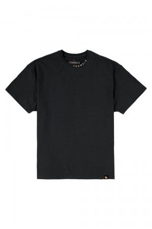 Black Young LA 429 Trademark Tees NZ | 5283094-PY