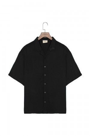 Black Young LA 444 - Tulum Shirts NZ | 4790356-QJ