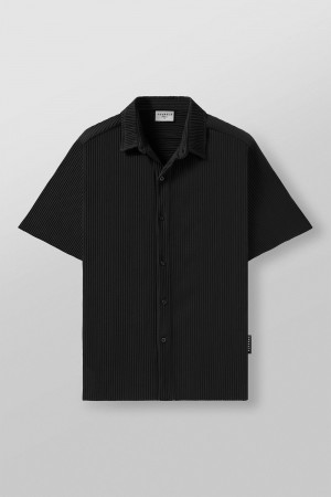 Black Young LA 448 - Pleated Festival Shirts NZ | 1473028-YF