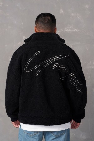 Black Young LA 537 - Teddy Signature Jackets NZ | 3609754-JR