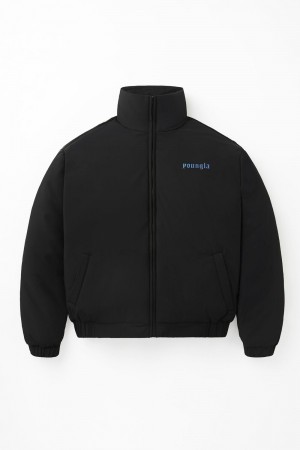 Black Young LA 570 - Alpine Puffy Jacket NZ | 5926170-NM