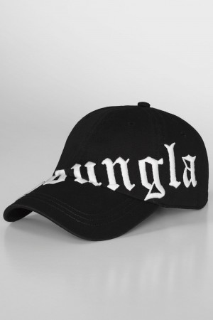 Black Young LA 9005 - Tilted Logo Dad Hat NZ | 5607231-VZ