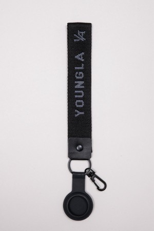 Black Young LA 933 Youngla Keychains NZ | 4961208-IK