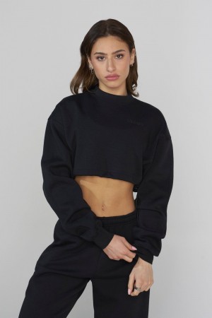 Black Young LA W540 Scuba Crop NZ | 1965783-VE