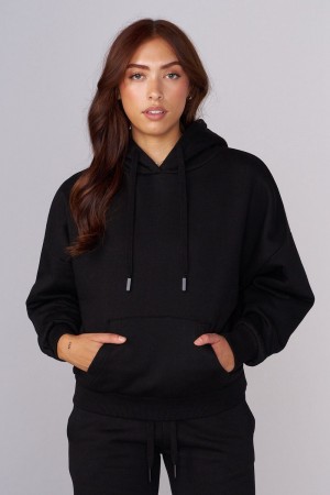 Black Young LA W546 Signature Hoodie NZ | 3679124-KE