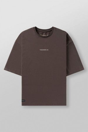 Brown Young LA 4055 - Essential Supersized Tees NZ | 5726931-VS