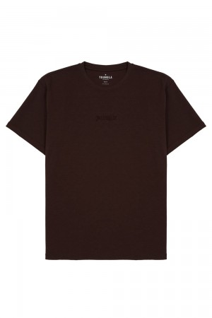 Brown Young LA 418 Resist Tees NZ | 2560743-TH
