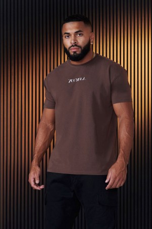 Brown Young LA 470 - Abstract Tees NZ | 7246901-FL