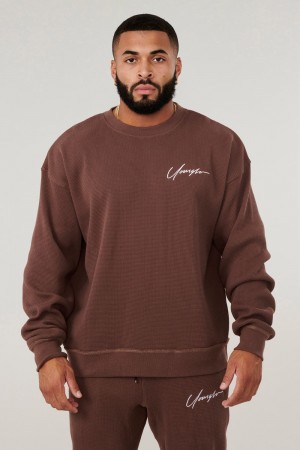 Brown Young LA 807 Cozy Thermal Longsleeves NZ | 3482569-BH