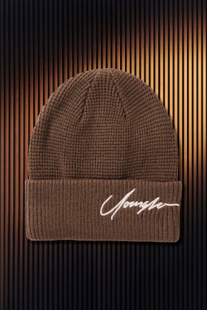 Brown Young LA 906 - Signature Beanies NZ | 4735120-VA