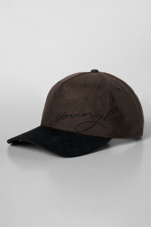 Brown Young LA 937 - Suede Signature Hats NZ | 3761248-HF