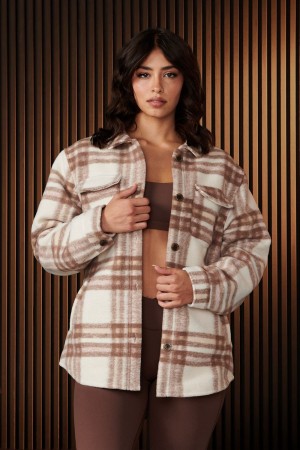 Brown Young LA W515 - Urban Shacket NZ | 7031596-VH