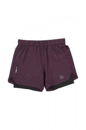Burgundy Young LA 105 Compression Shorts 2.0 NZ | 9341805-HM