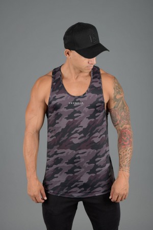 Camo Young LA 305 Performance Line Tank Tops NZ | 9583042-UT