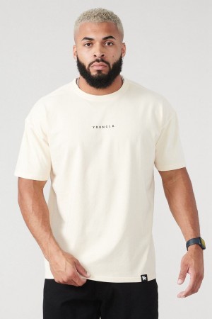 Cream Young LA 401 Essential Jacked Tees NZ | 3816754-LG