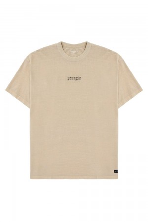 Cream Young LA 471 Chrome Tees NZ | 2380645-YC