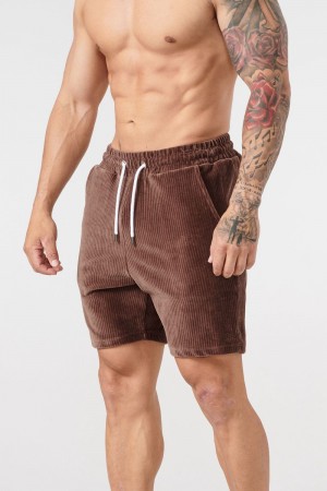 Dark Brown Young LA 119 Cord Collection - Shorts NZ | 0761328-IN