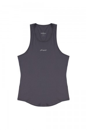 Dark Grey Young LA 309 Signature Tanks NZ | 3065819-YN