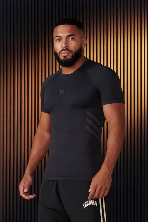 Dark Grey Young LA 425 - Iron Compression Tees NZ | 2736950-YK