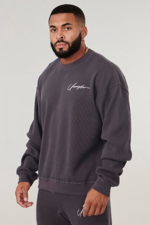 Dark Grey Young LA 807 Cozy Thermal Longsleeves NZ | 2658749-MQ