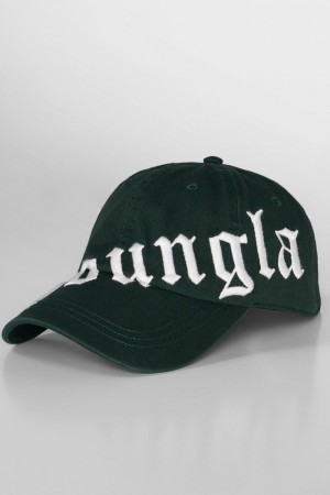 Green Young LA 9005 - Tilted Logo Dad Hat NZ | 2791648-ND