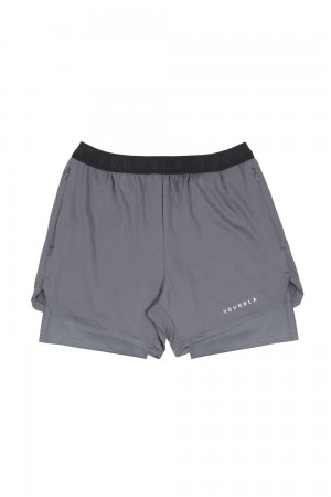 Grey Young LA 129 Trilogy Compression Shorts NZ | 7261805-BX