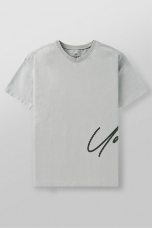 Grey Young LA 462 - Side Signature Tees NZ | 0458976-FK