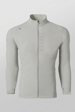 Grey Young LA 5052 - Morning Run Zip-Up NZ | 4605982-DP