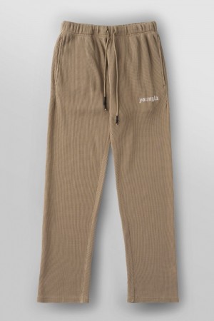 Khaki Young LA 230 - No Cuff Thermal Pants NZ | 0731529-TO