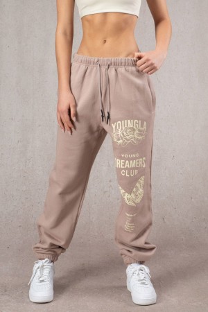 Khaki Young LA W211 Dreamers Joggers NZ | 3926145-RO