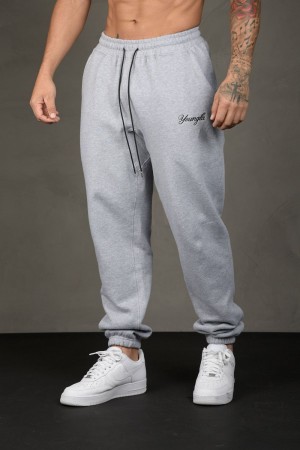 Light Grey Young LA 211 For Him Joggers NZ | 4863705-ZK