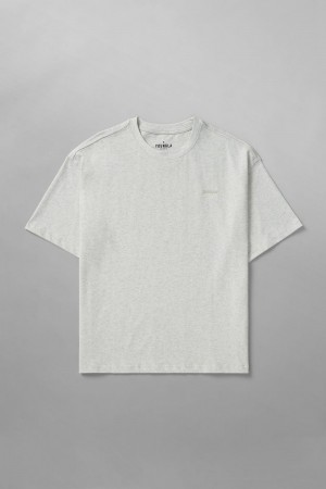 Light Grey Young LA 436 Stamped Tees NZ | 2134980-FN