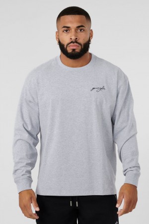 Light Grey Young LA 805 Essential Longsleeves NZ | 2174836-TJ