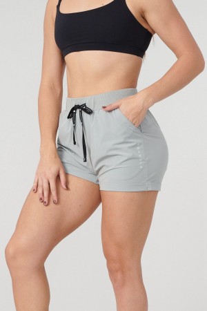 Light Grey Young LA W104 Velocity Running Shorts NZ | 2685401-CP