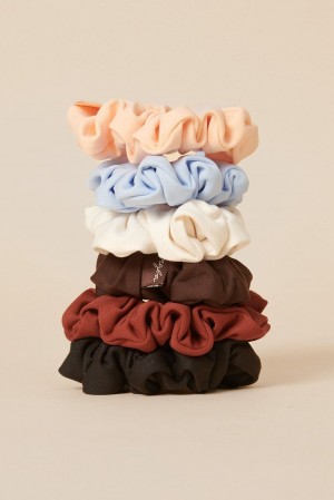 Multicolor Young LA W608 - Curve Scrunchie 3 Pack NZ | 9087541-PI