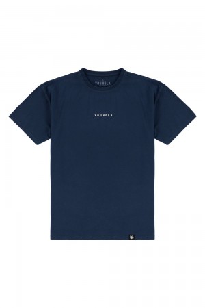 Navy Young LA 401 Essential Jacked Tees NZ | 9580234-UY