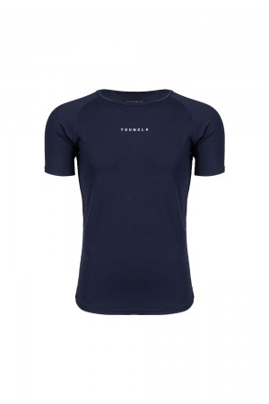 Navy Young LA 403 Elite Tees NZ | 7534021-OQ