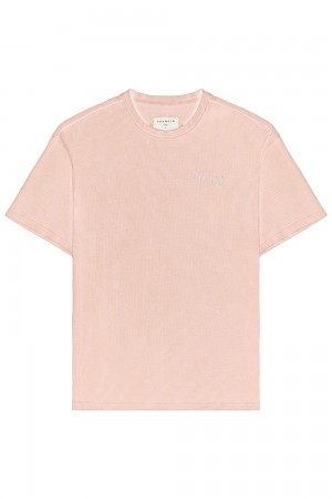 Pink Young LA 427 Summer Waffle Tees NZ | 4623895-ZB