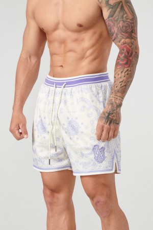 Purple Young LA 132 Infamous Bandana Shorts NZ | 6842173-XY
