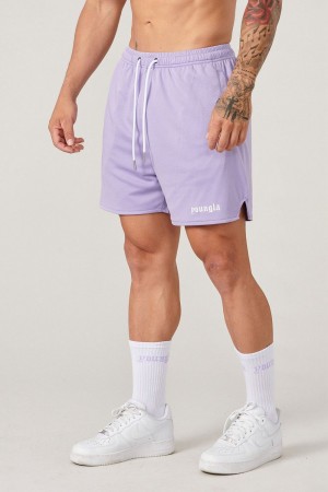 Purple Young LA 134 Game-Time Shorts & Socks Set NZ | 5163470-JX